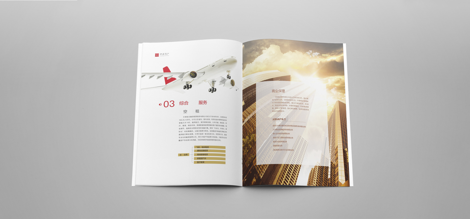 金融企業畫冊印制